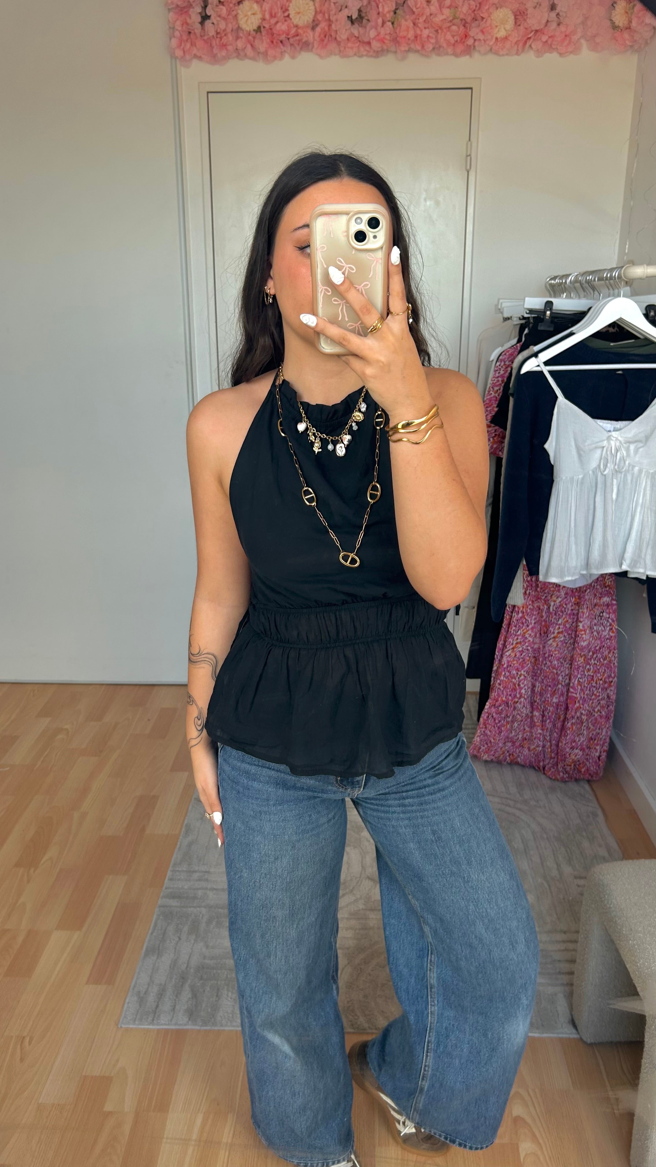 Top dos nu Carla Noir
