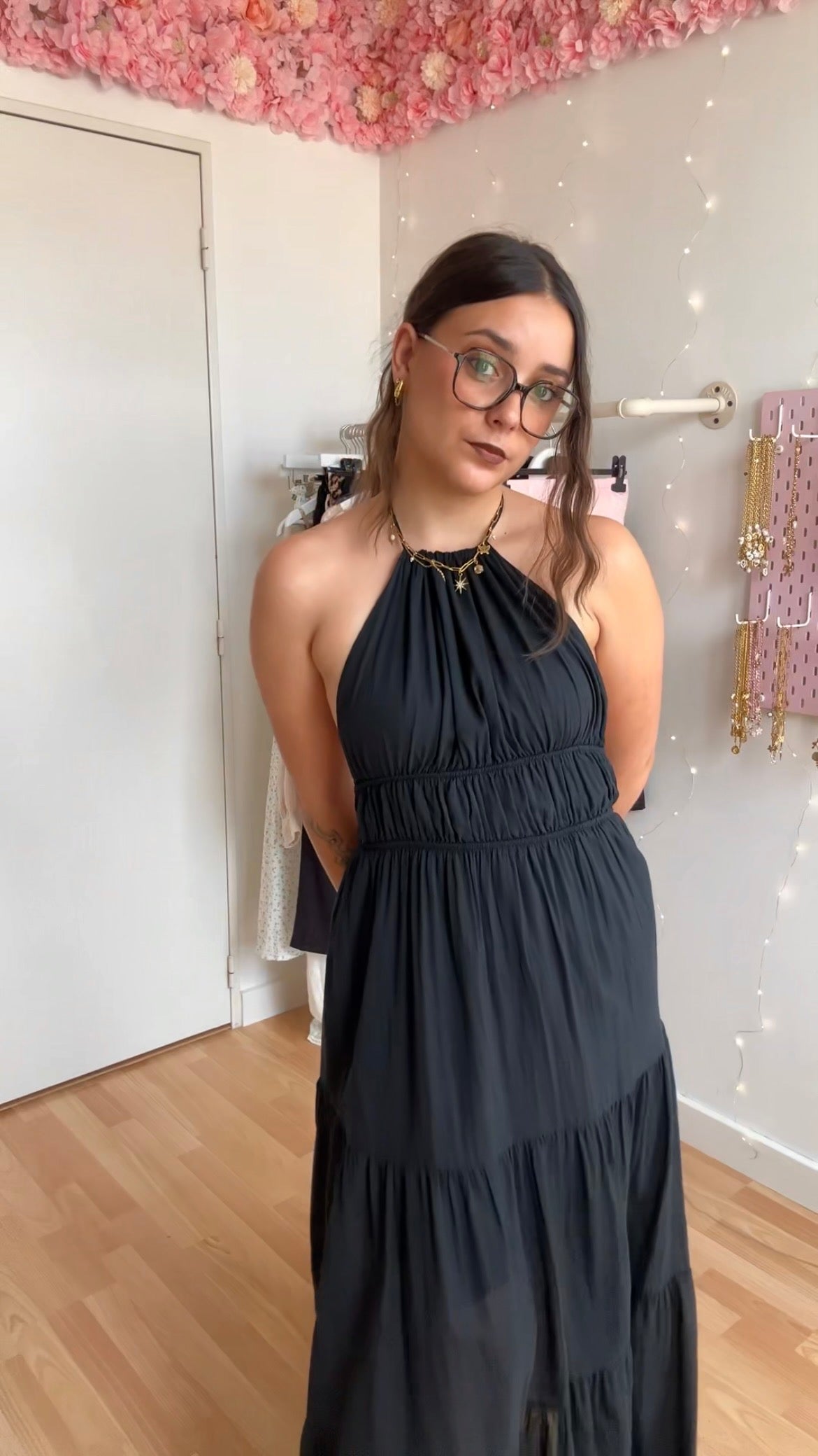 Robe dos nu Carla Noire