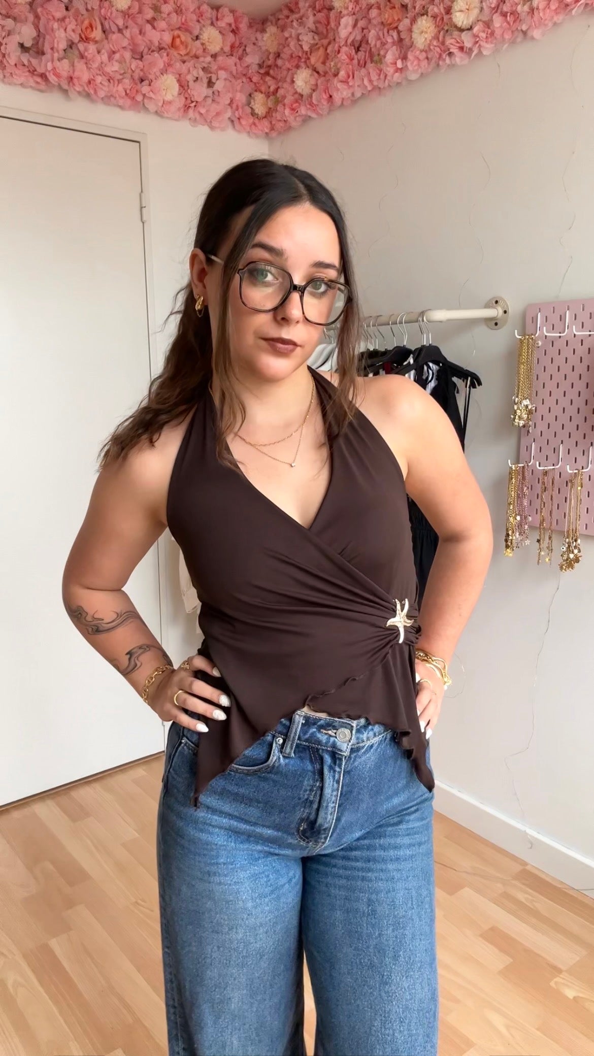 Top dos nu Stella Chocolat