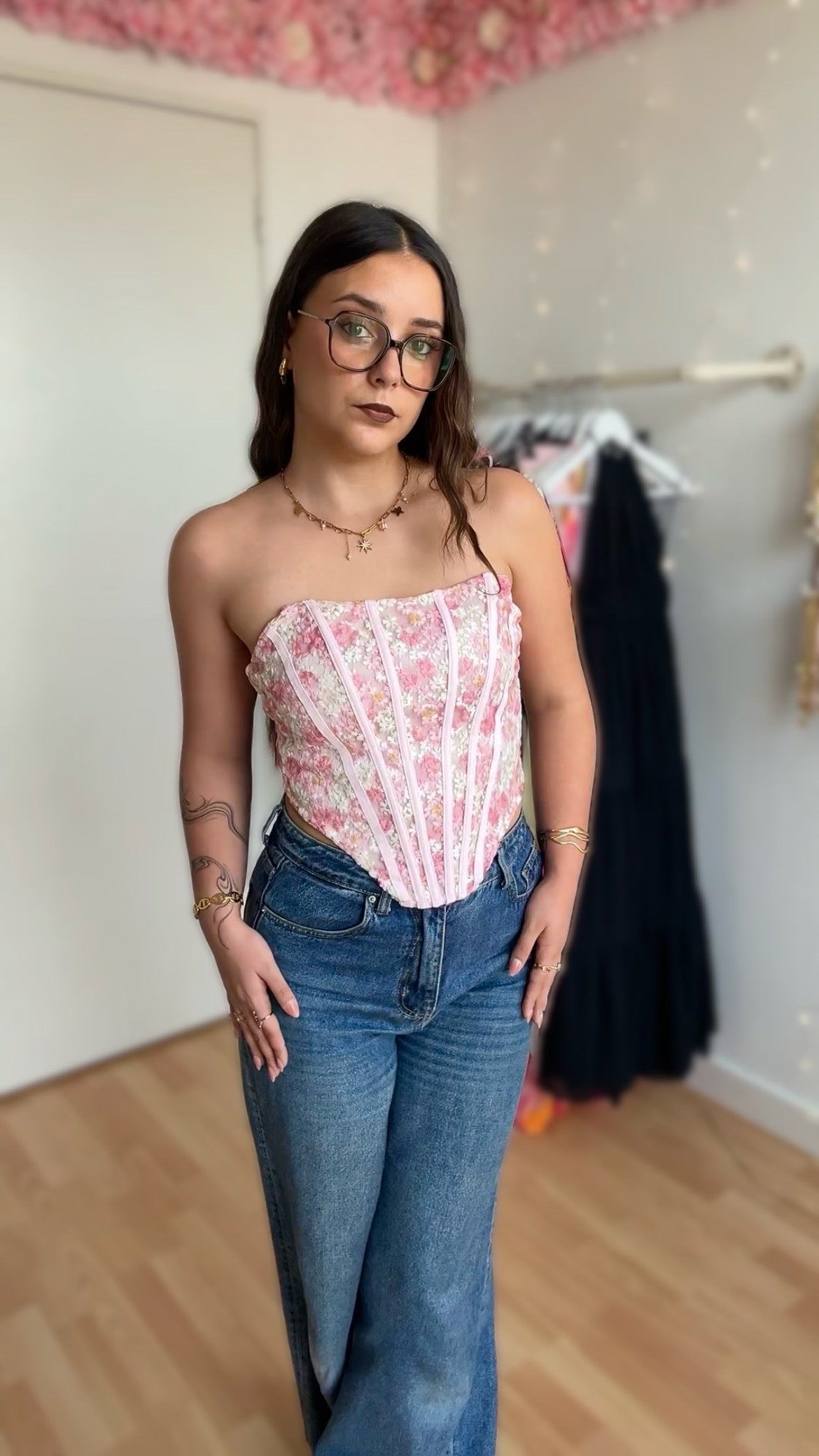 Corset Flora Rose