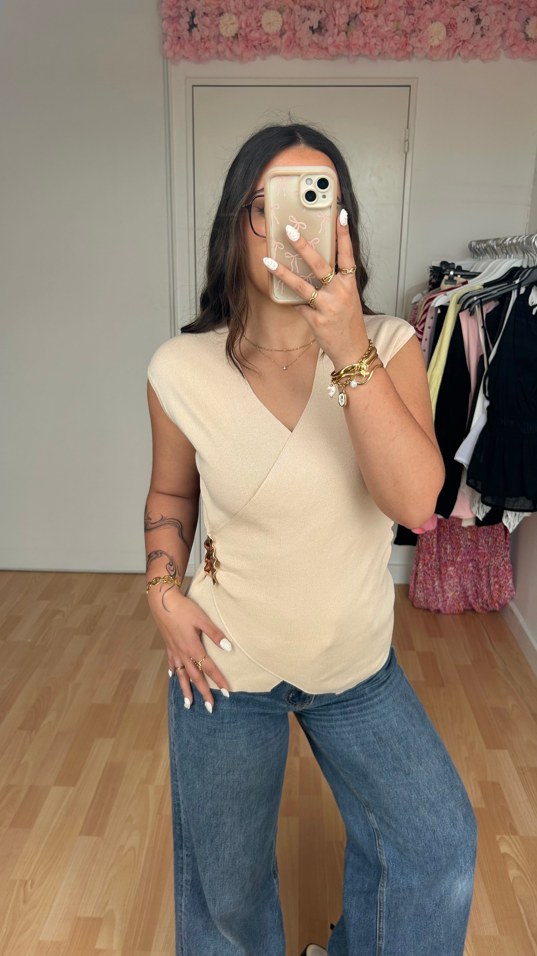 Top Maeva Beige