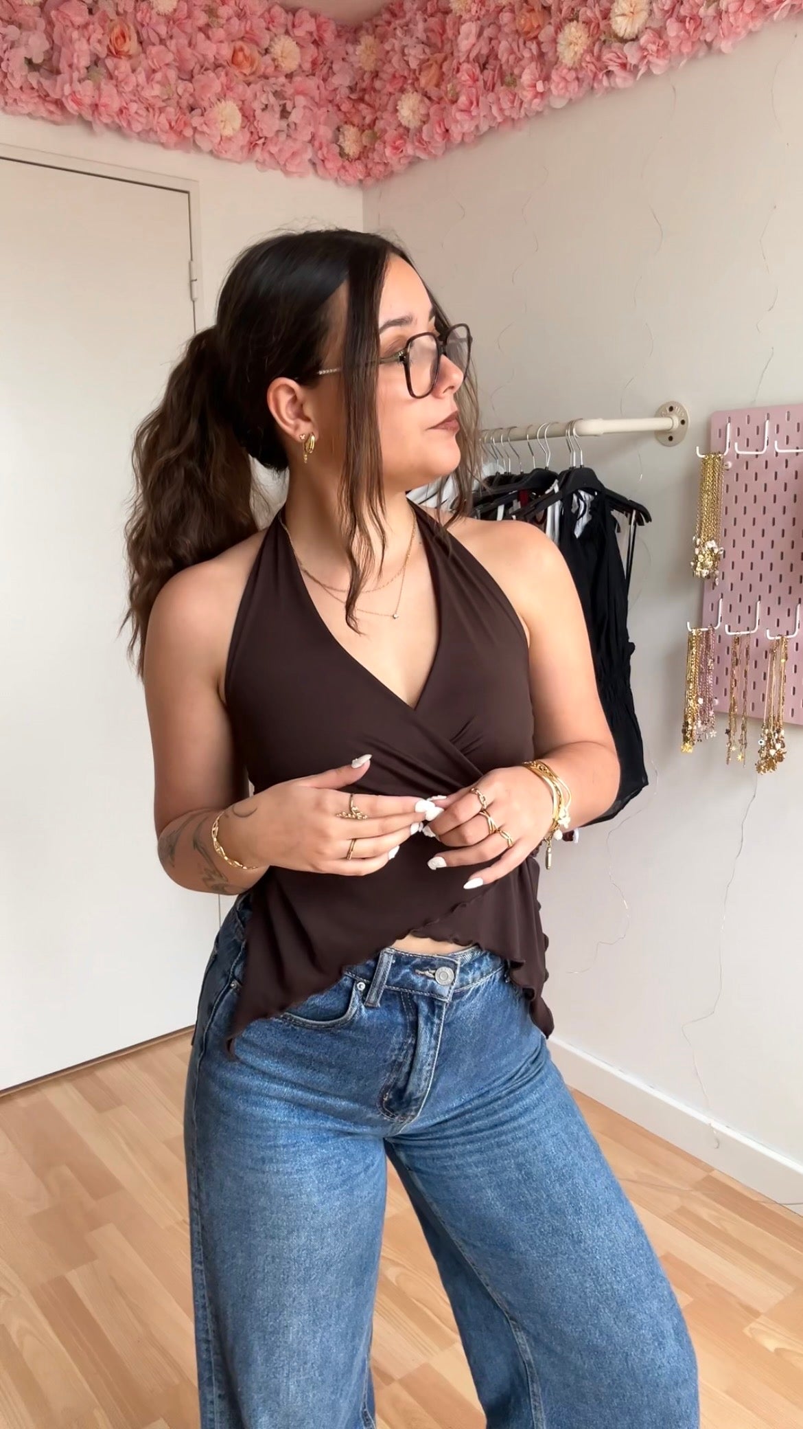 Top dos nu Stella Chocolat