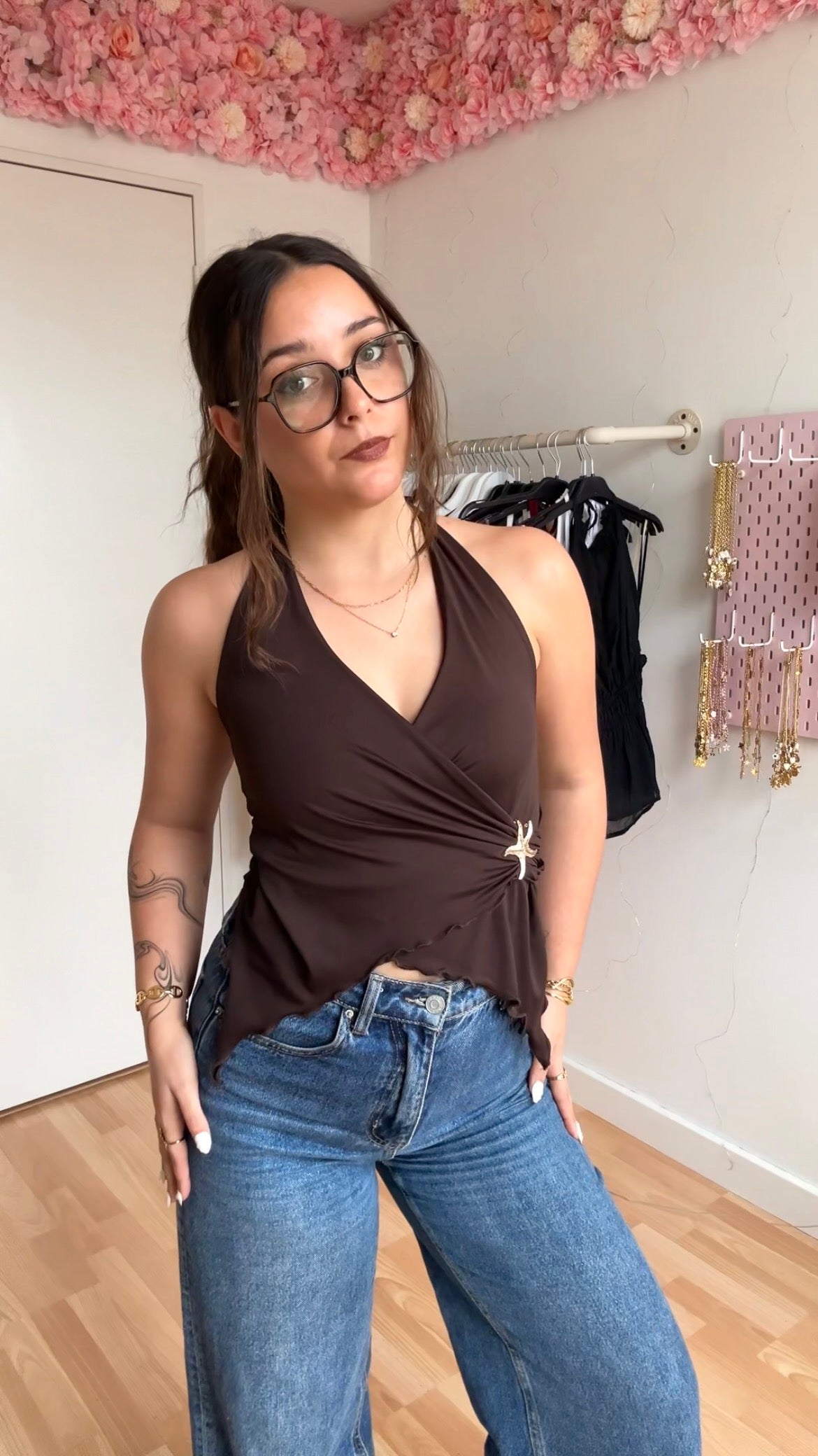 Top dos nu Stella Chocolat