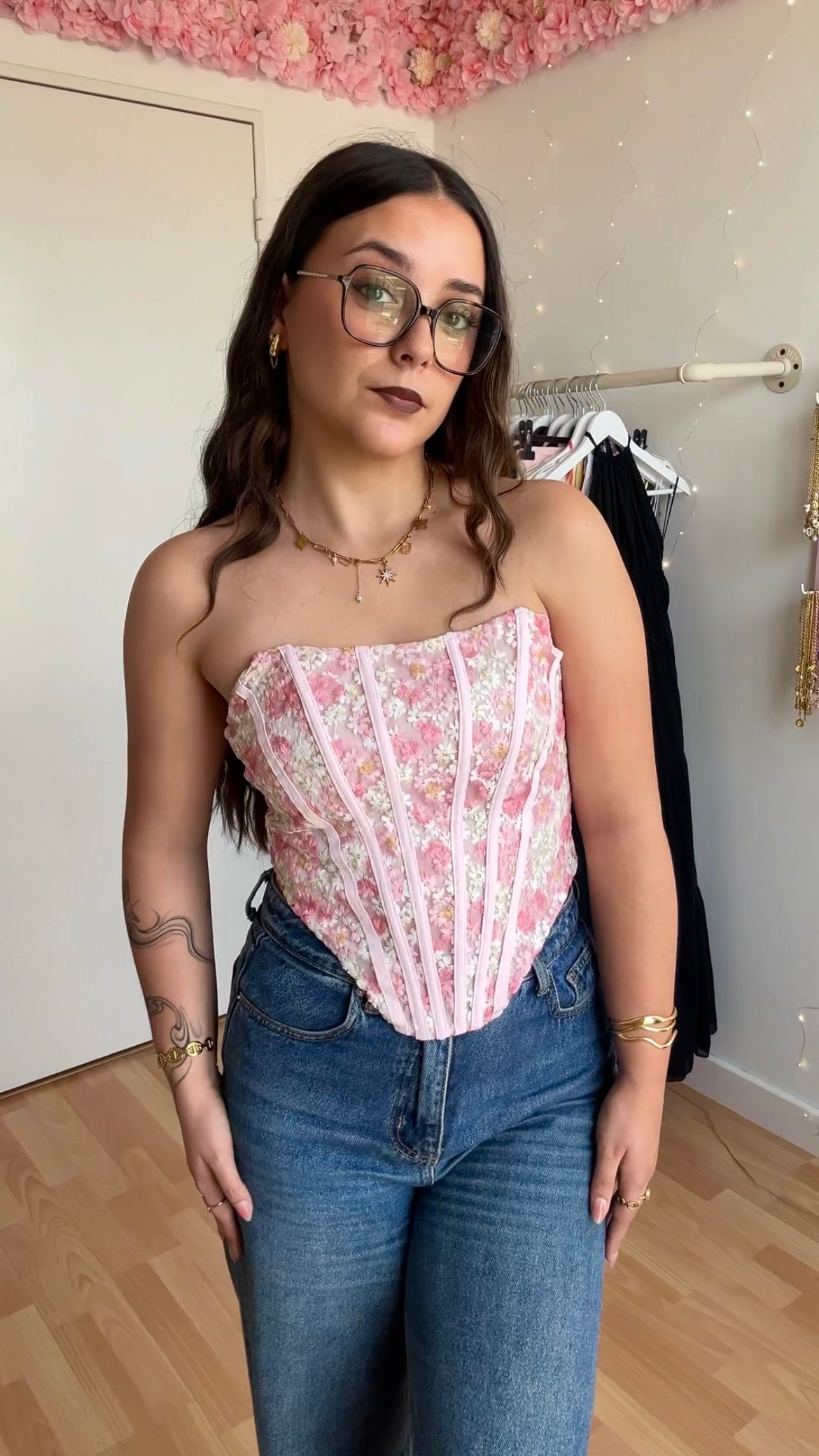 Corset Flora Rose