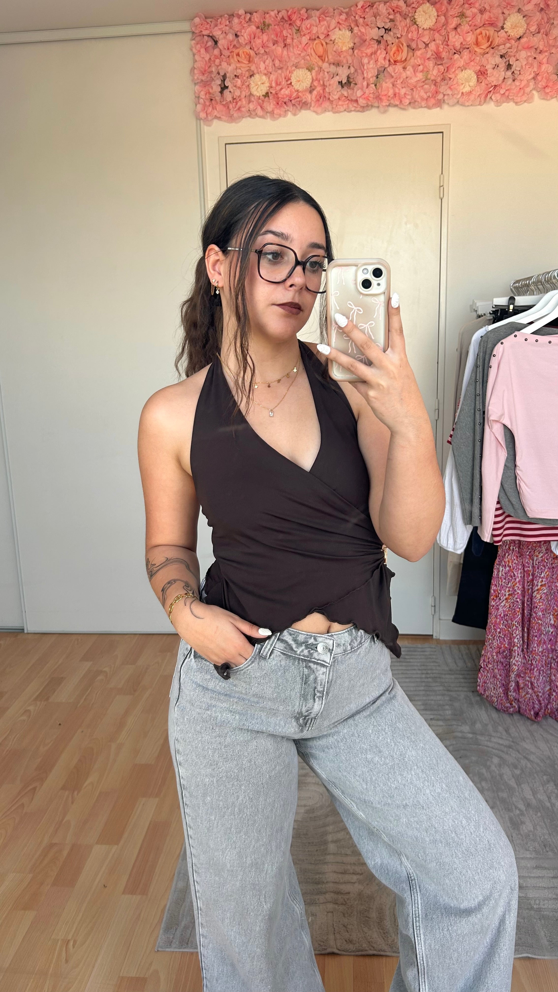 Top dos nu Stella Chocolat