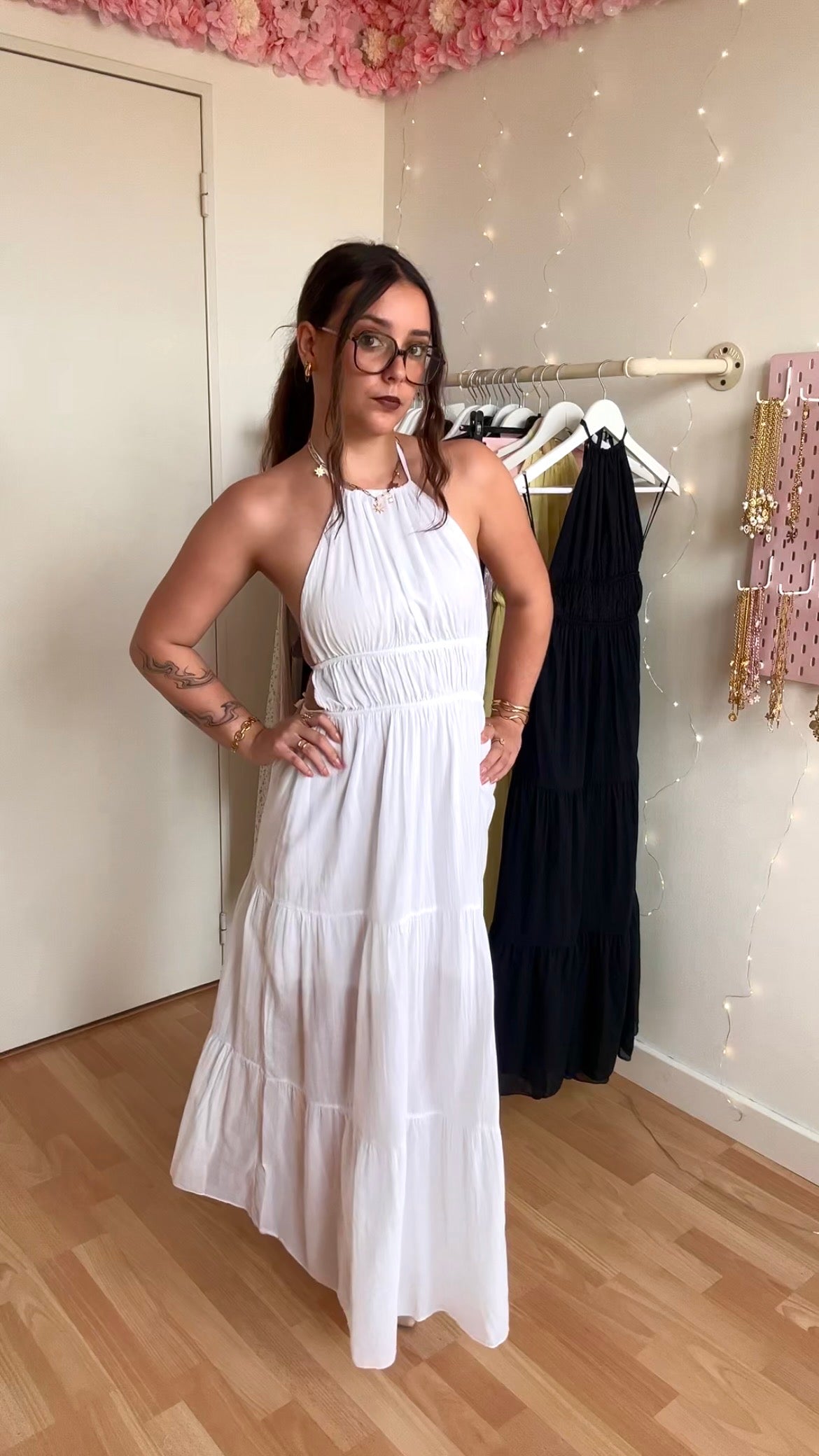 Robe dos nu Carla blanche