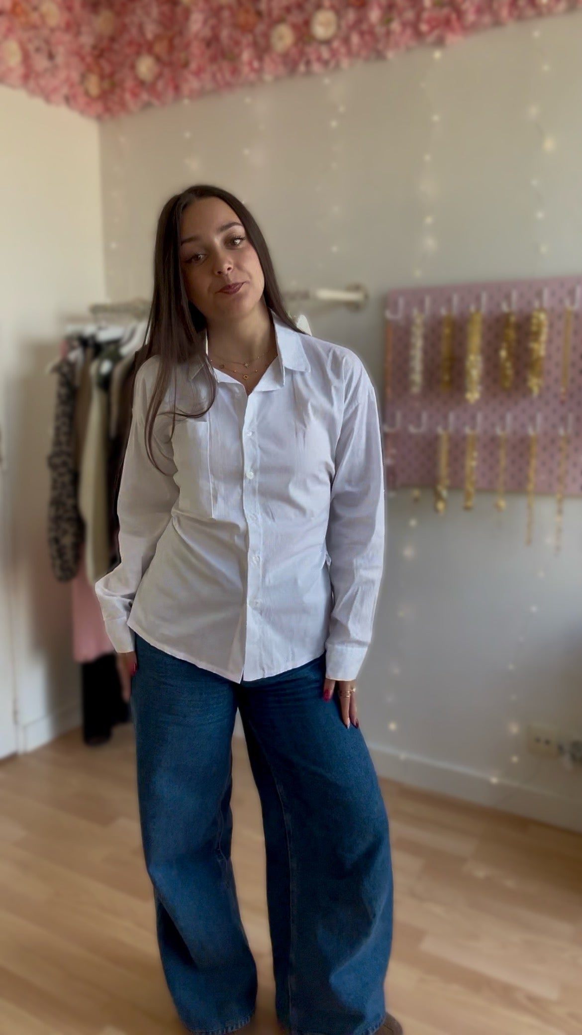 Chemise cintrée Sarah Blanche