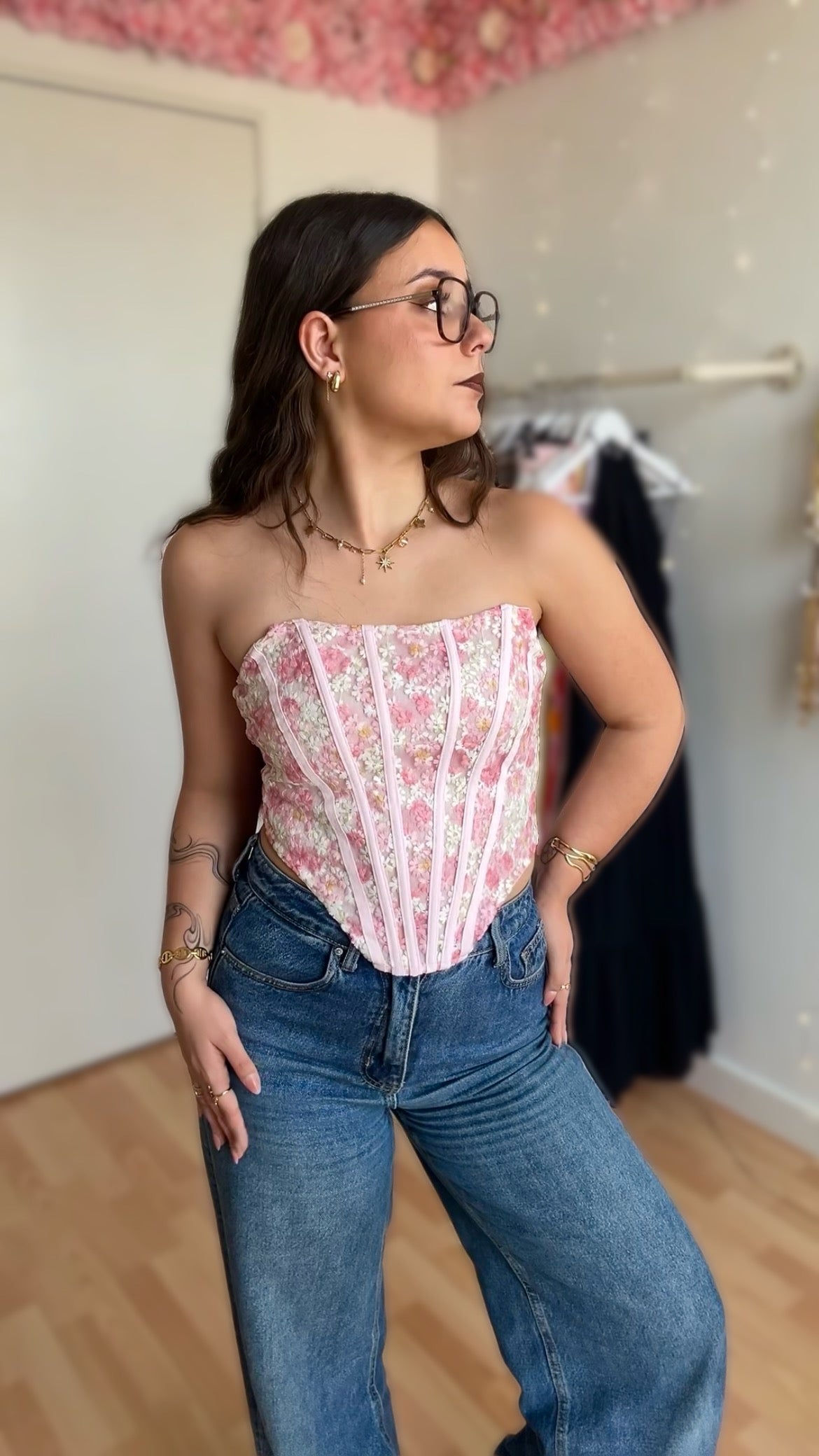 Corset Flora Rose