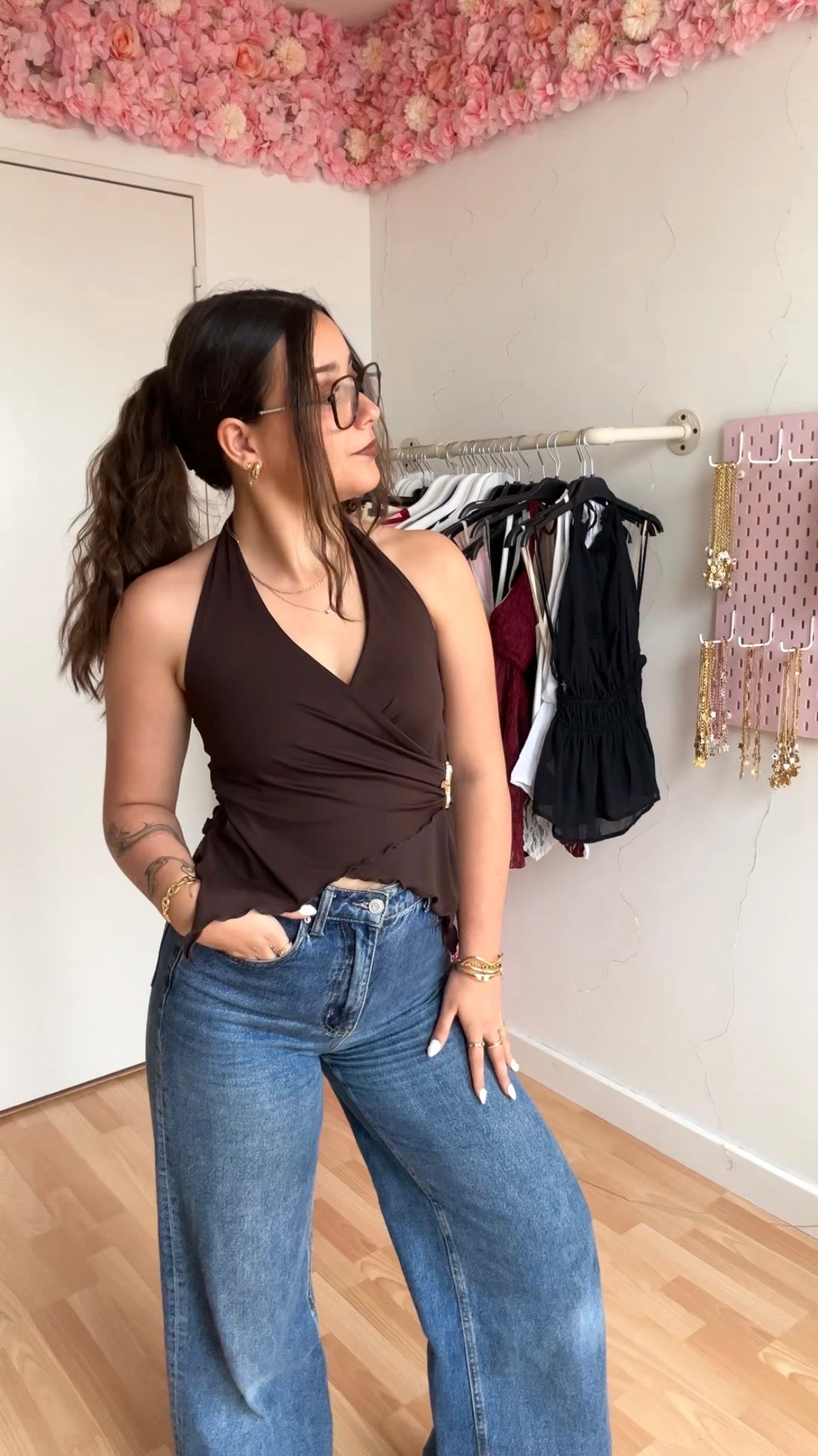 Top dos nu Stella Chocolat