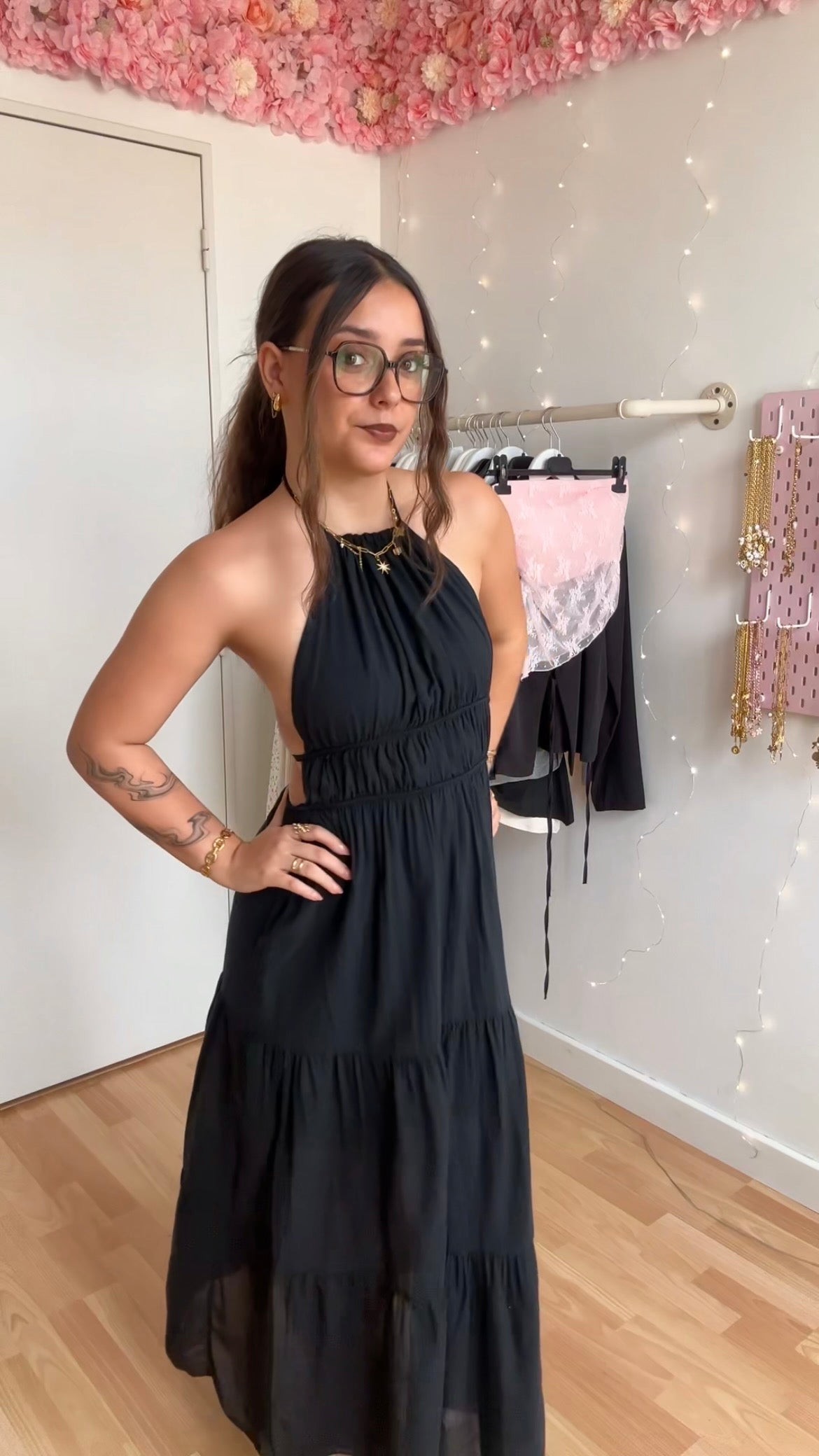 Robe dos nu Carla Noire