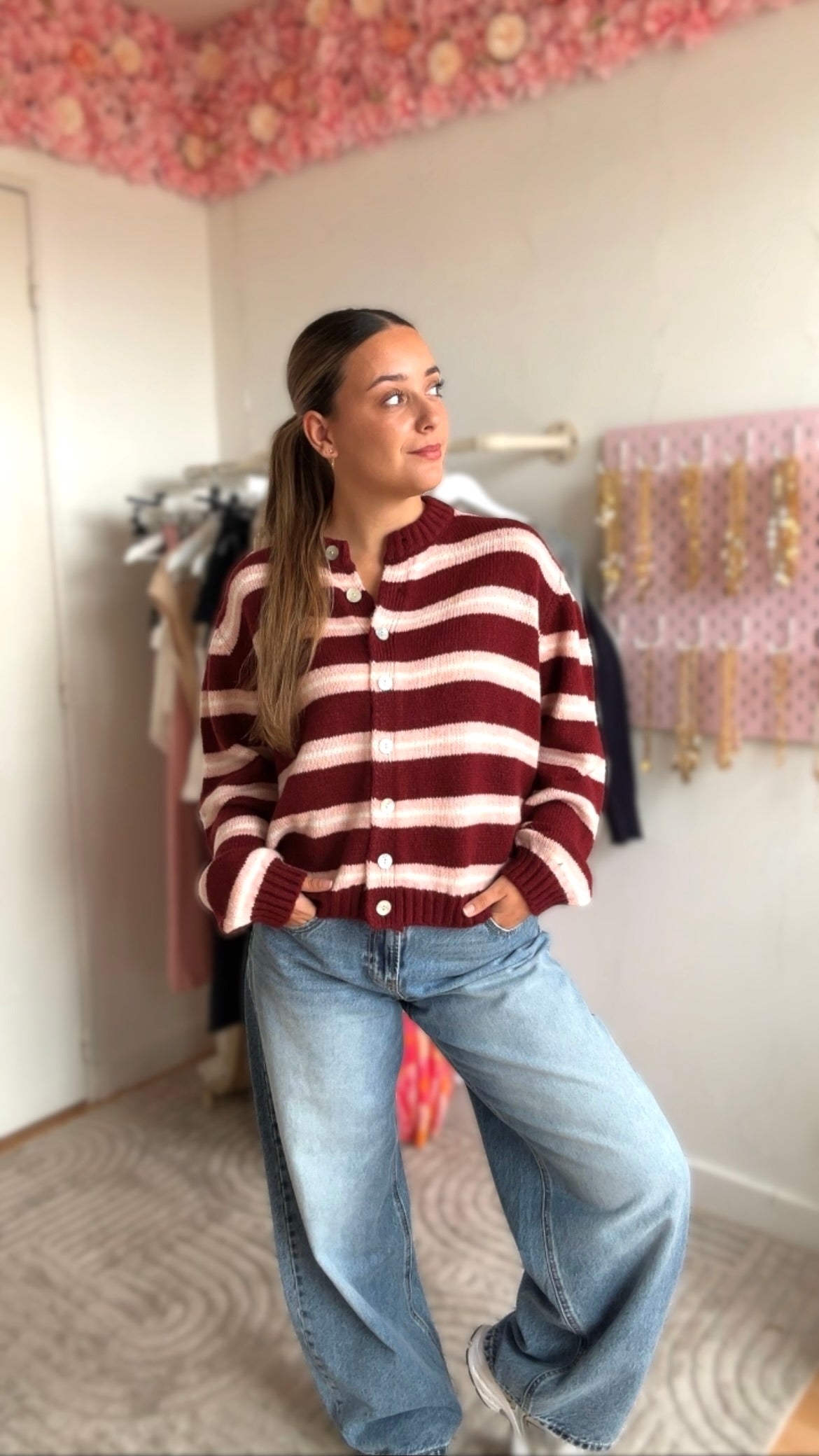 Pull Amber Bordeaux