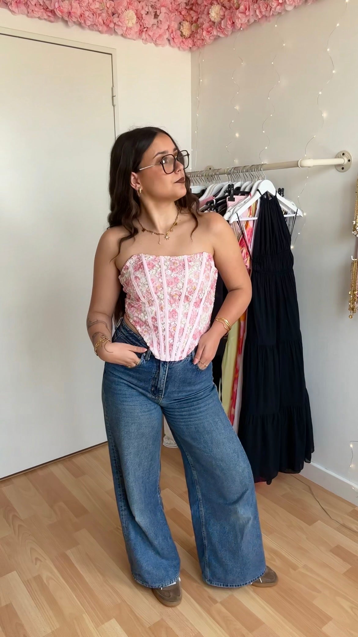 Corset Flora Rose