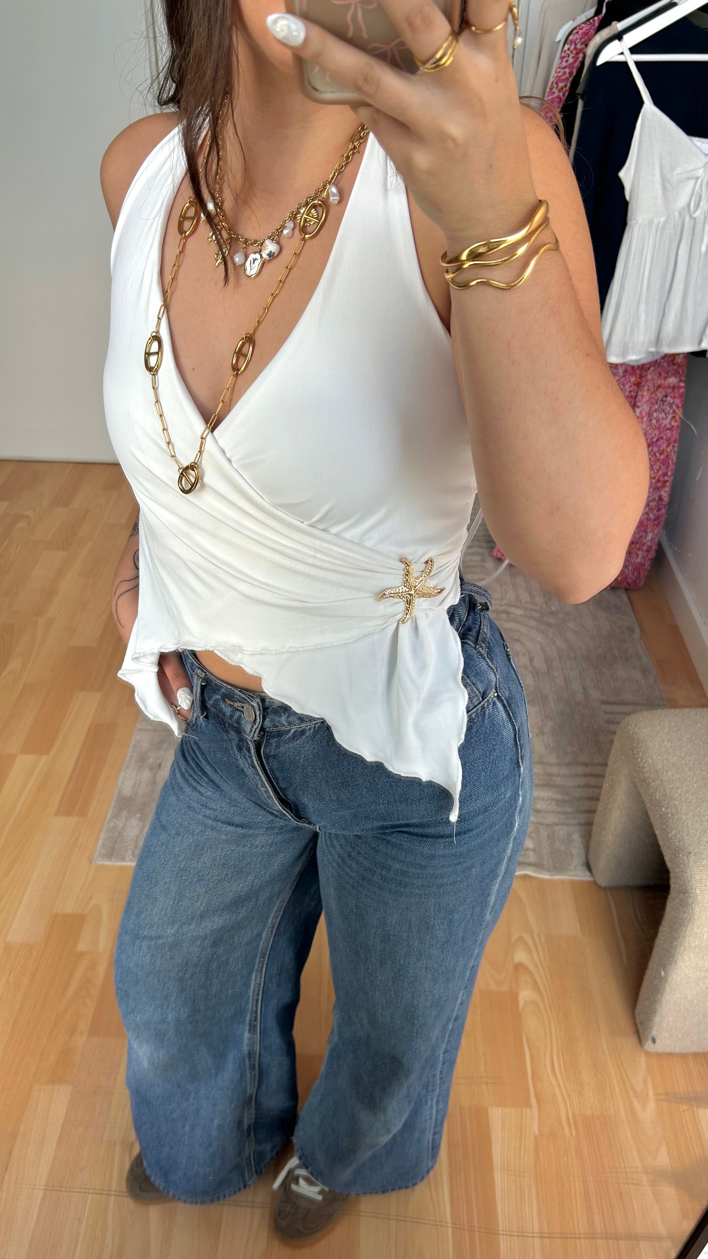 Top dos nu Stella Blanc