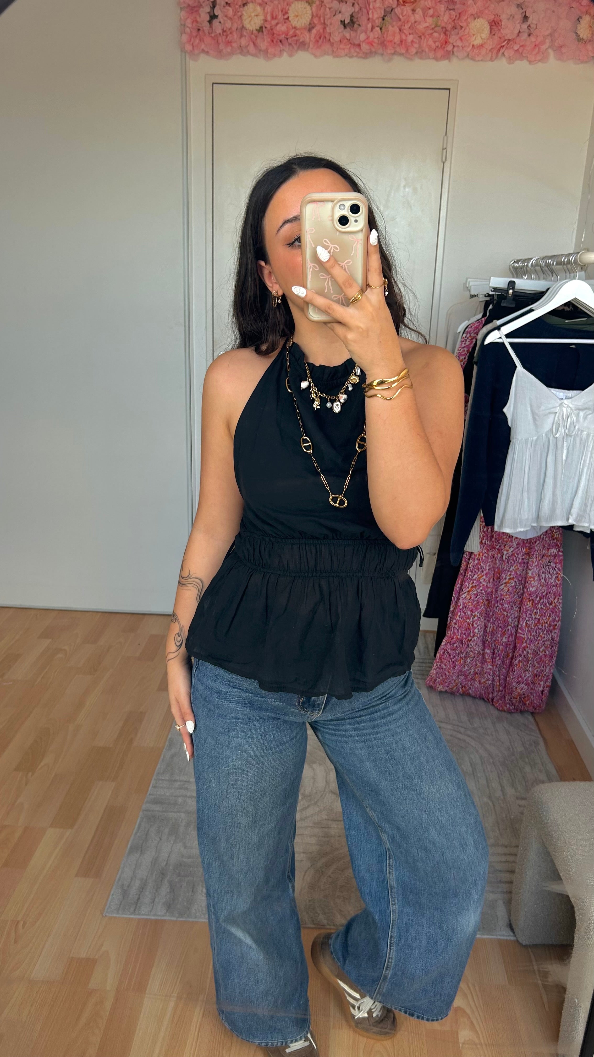 Top dos nu Carla Noir
