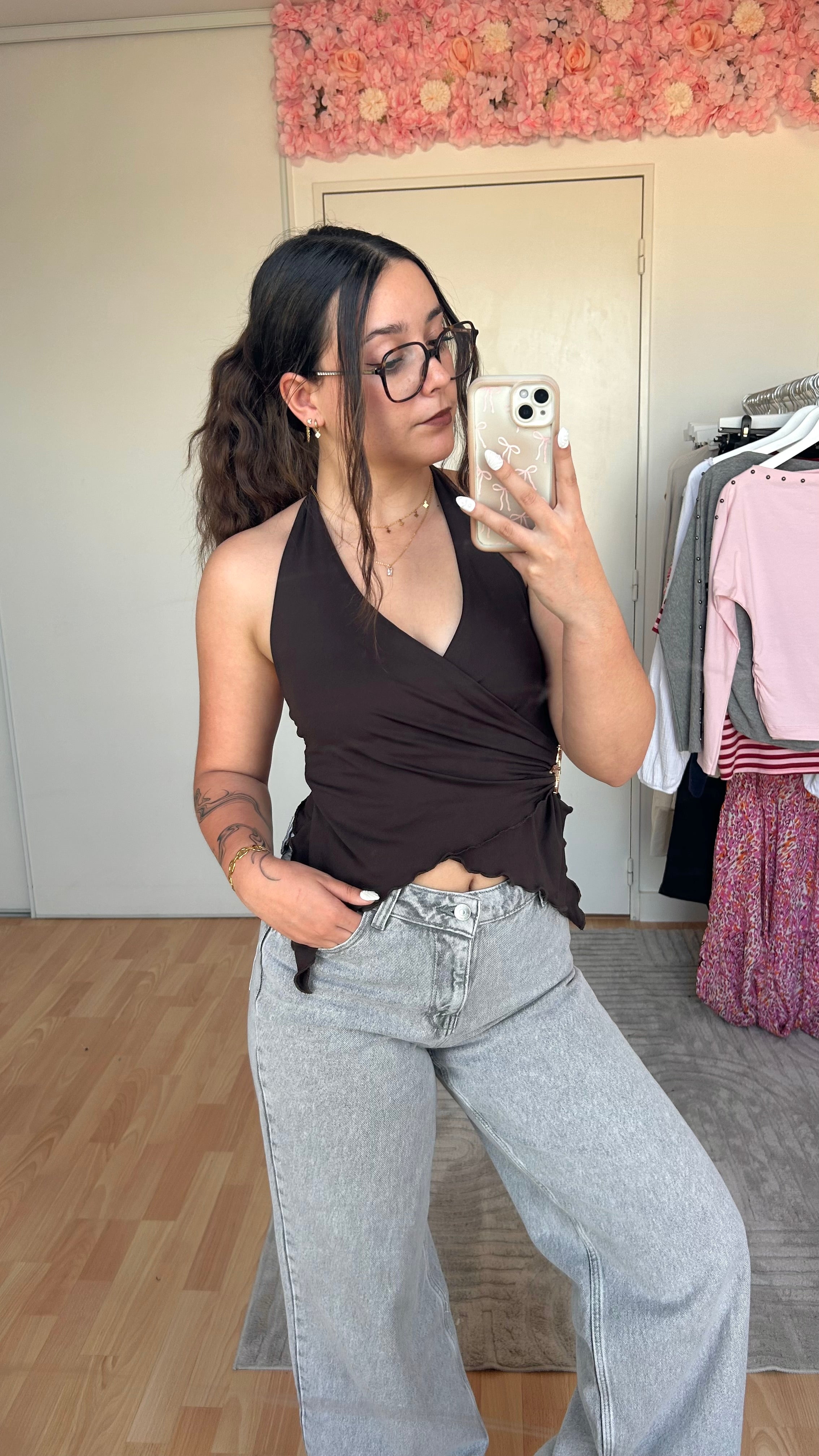 Top dos nu Stella Chocolat