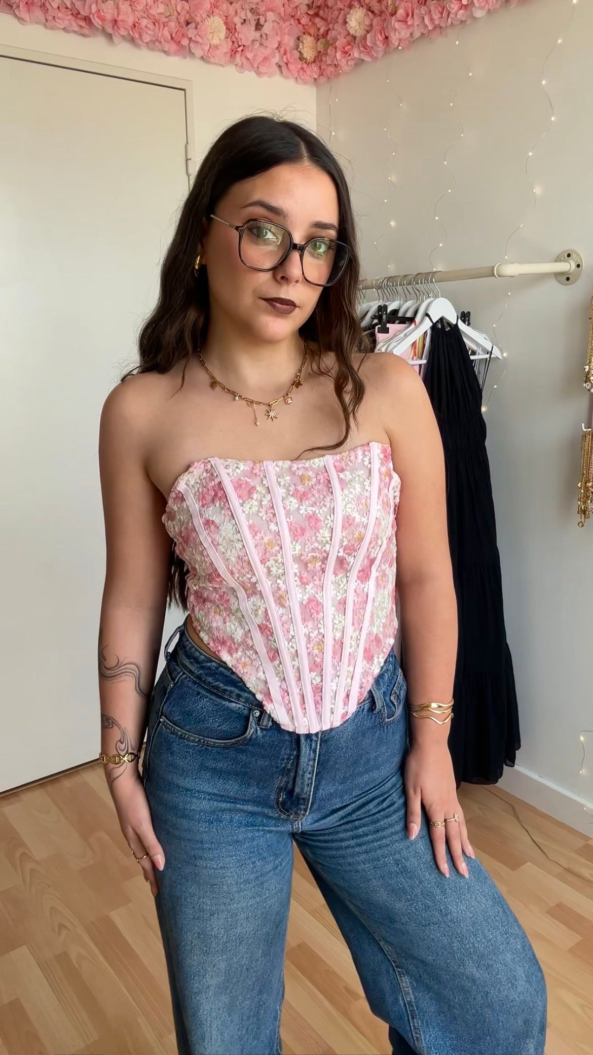 Corset Flora Rose