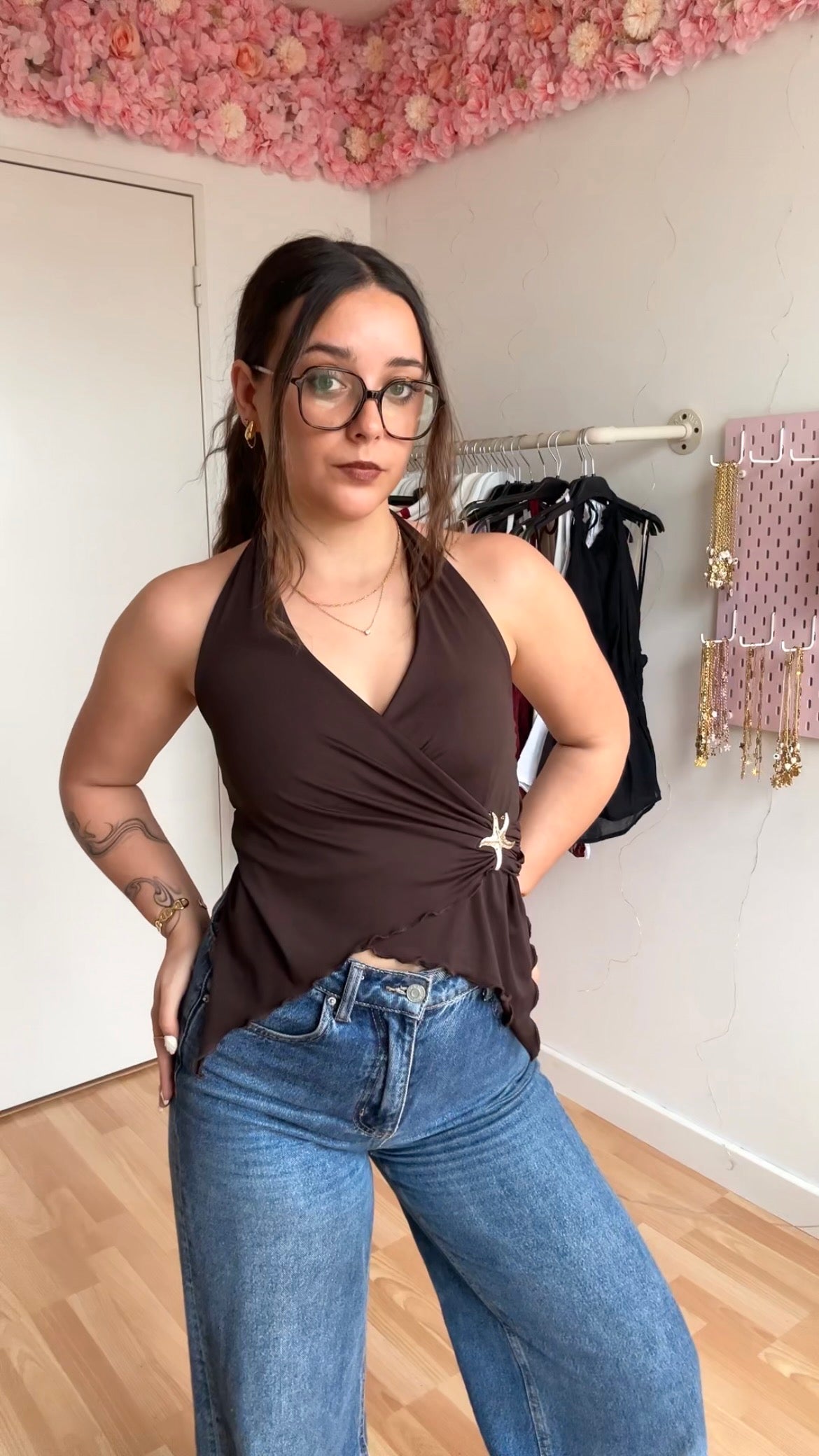 Top dos nu Stella Chocolat