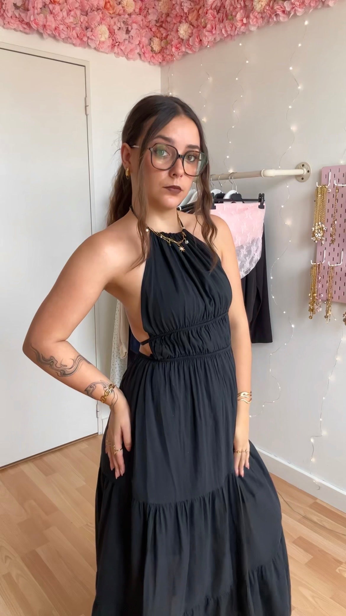 Robe dos nu Carla Noire