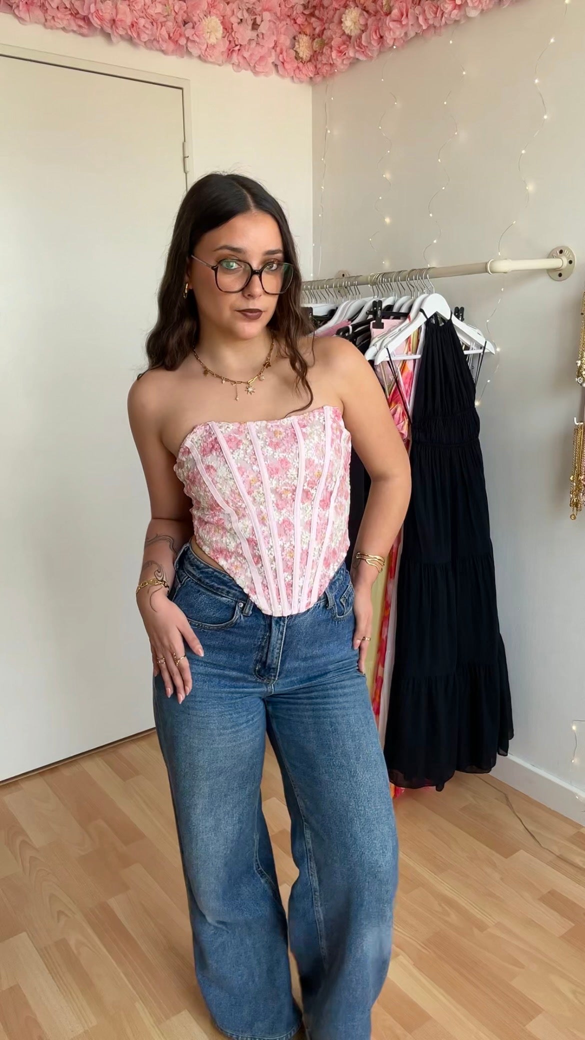 Corset Flora Rose
