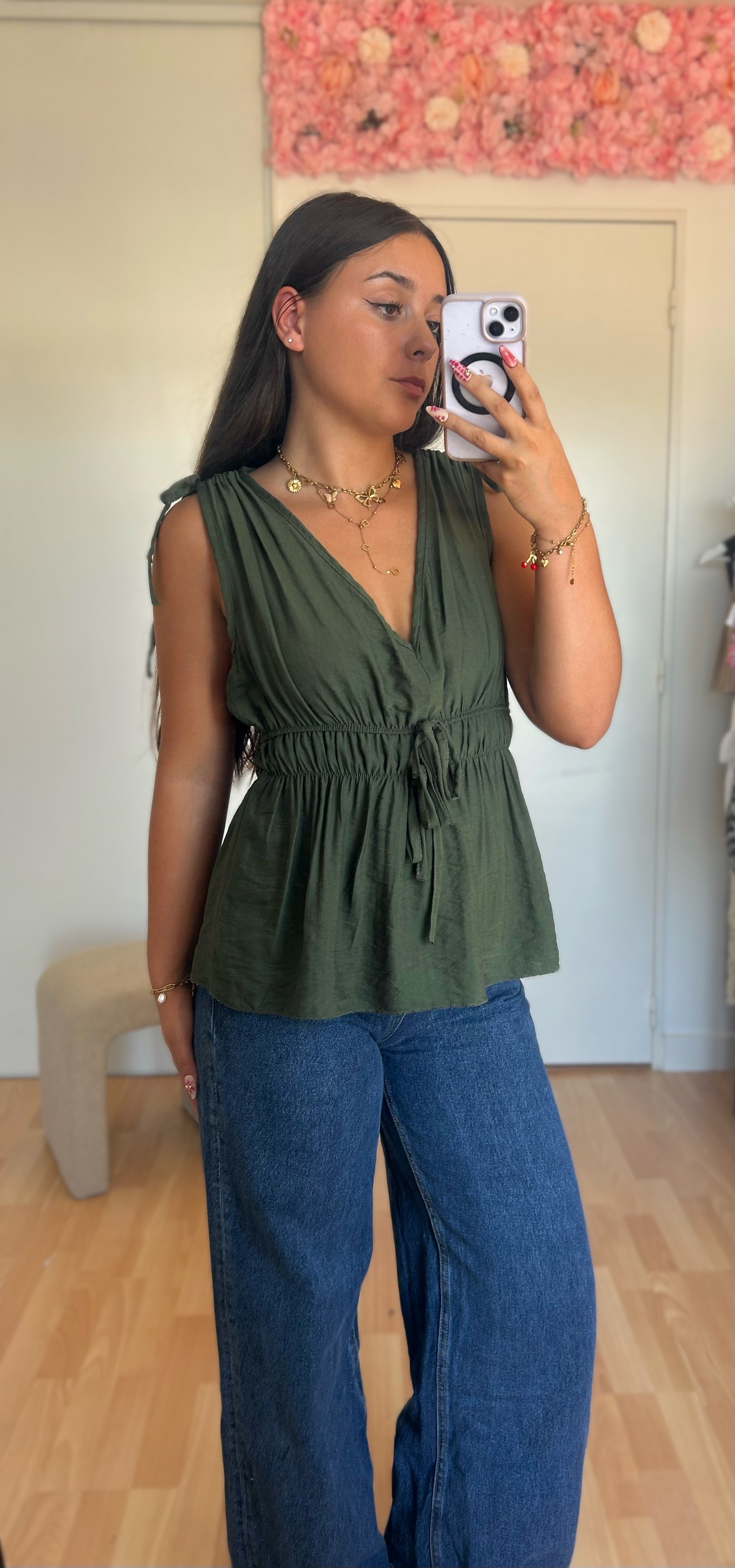 Top Chloé Kaki