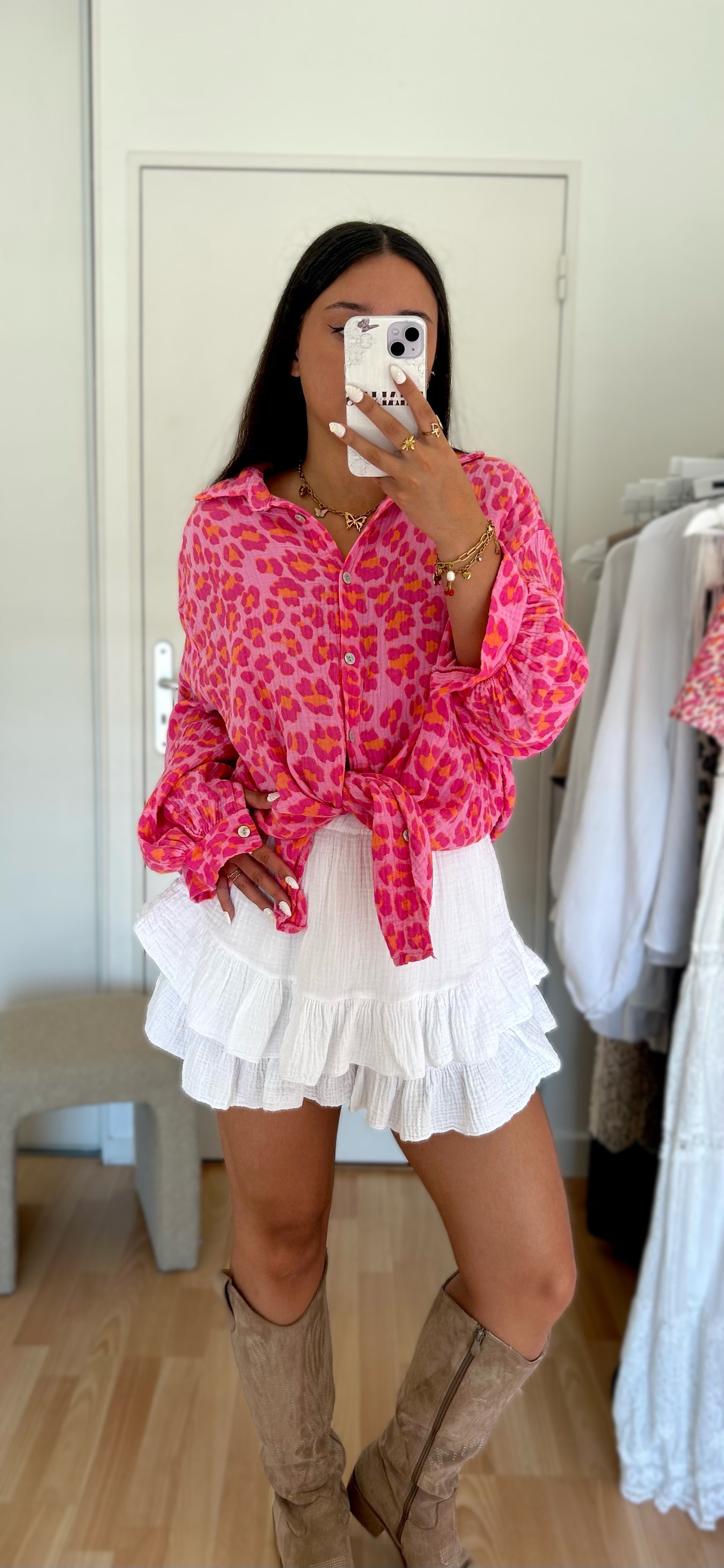 Jupe Short Lily blanche