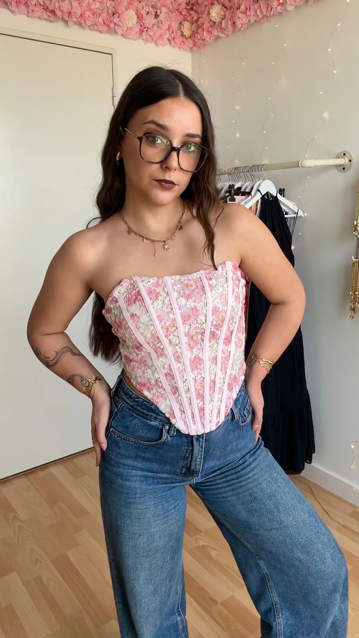 Corset Flora Rose