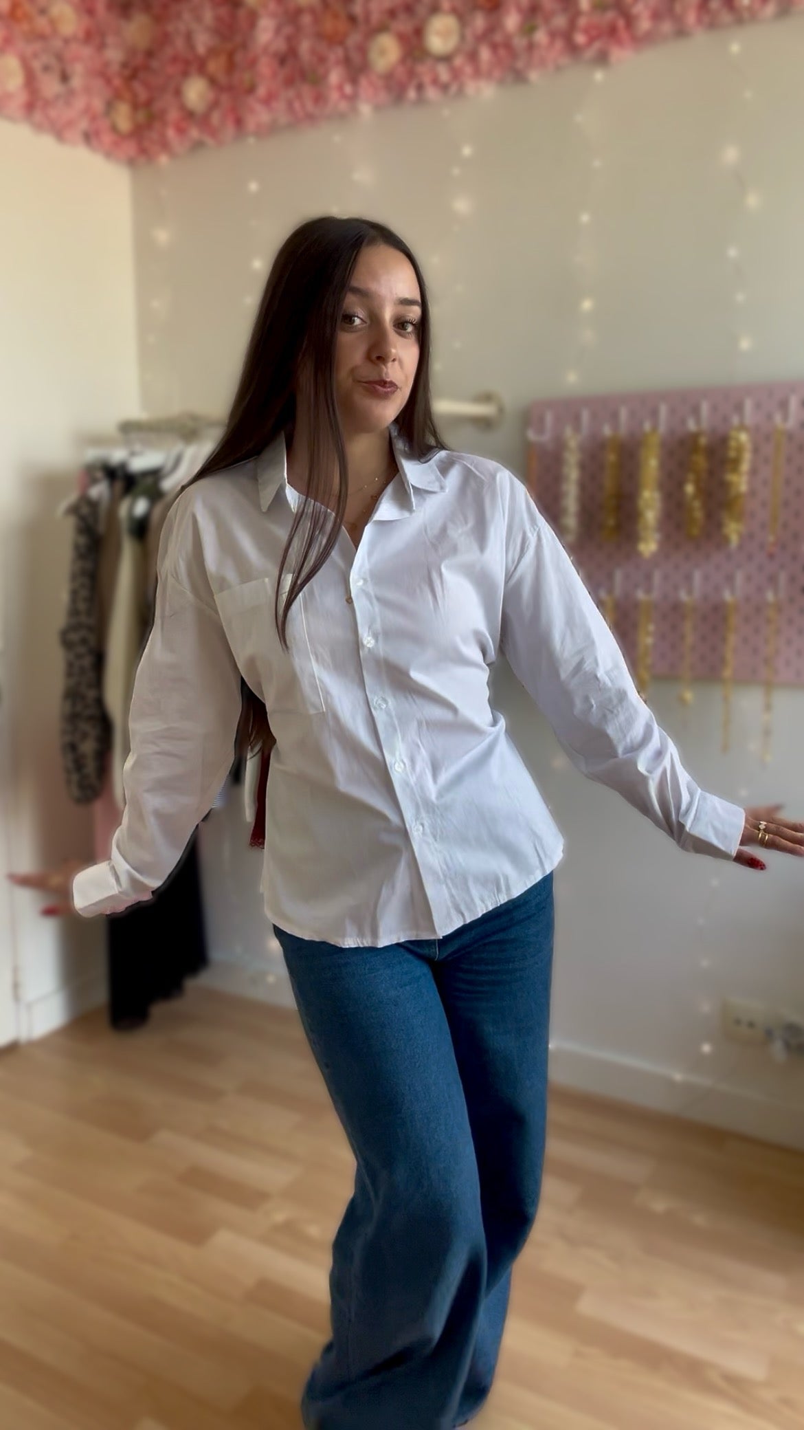 Chemise cintrée Sarah Blanche