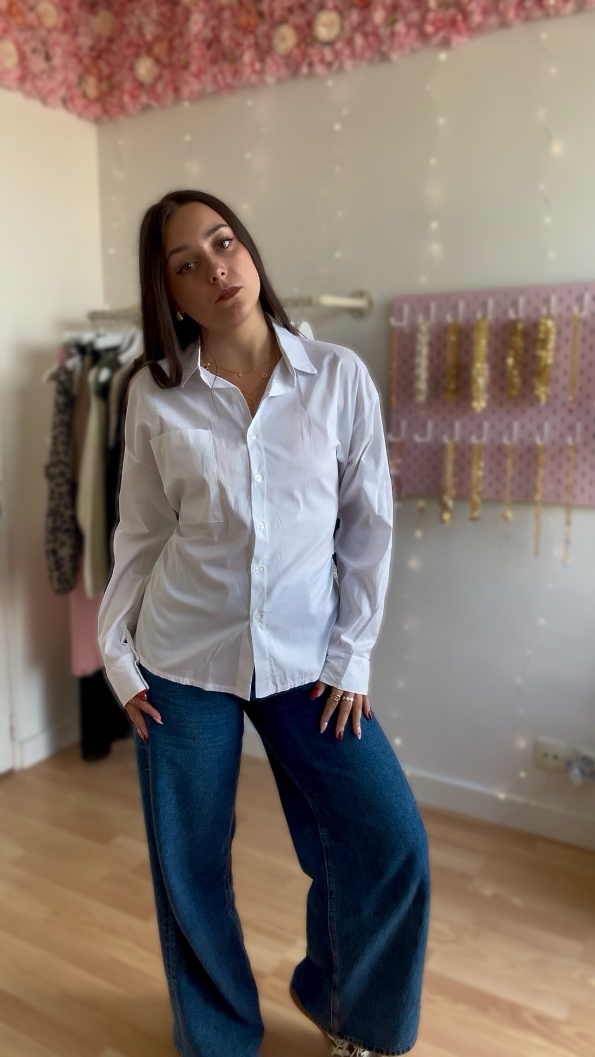 Chemise cintrée Sarah Blanche