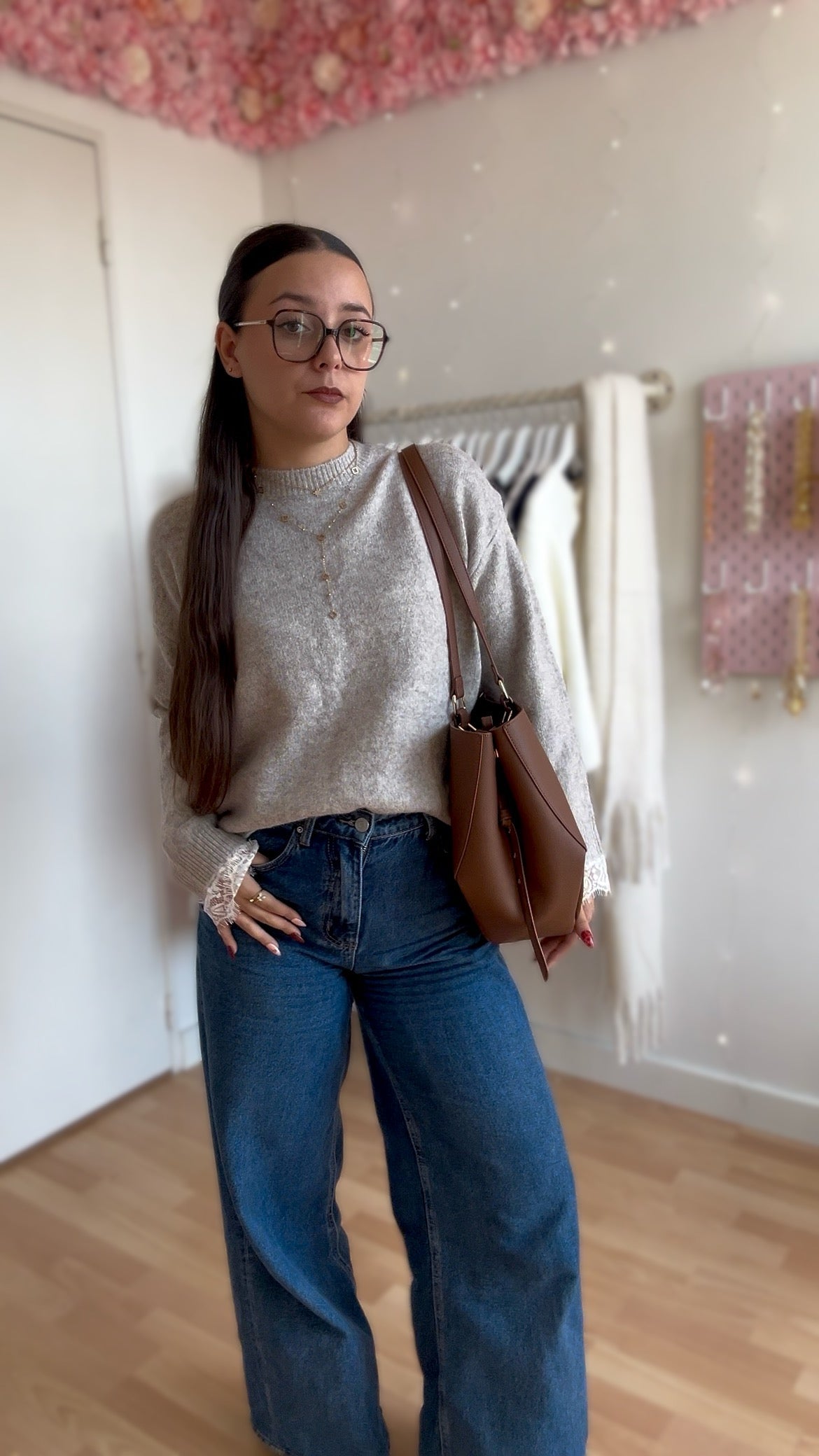 Pull Ambre Taupe Clair